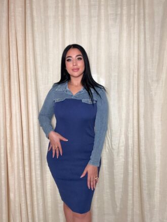 Robe élégante bleu